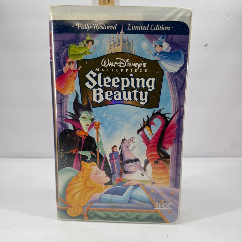Walt Disney Sleeping Beauty VHS Masterpiece Limited Edition Fully Restored 1997